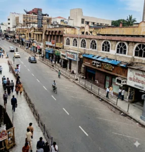 Brigade Road in 1980s